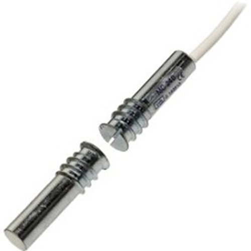 MC 240-6 Alarmtech MC 240-6 Série MC200, contact magnétique encastré, NC, câble de 6m, blanc